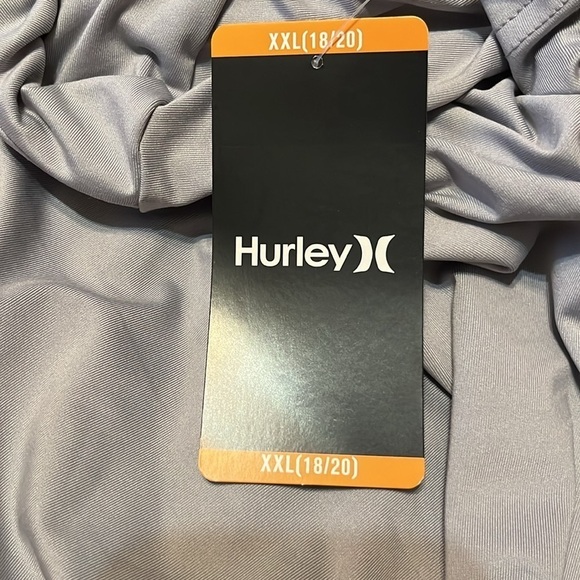 Nwt Hurley boys performance polo XXL(16/18) wolf gray - Picture 6 of 6